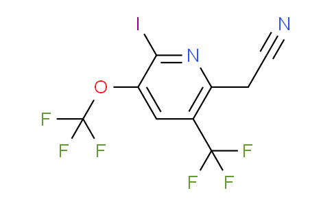 AM155166 | 1804434-85-2 | 2-Iodo-3-(trifluoromethoxy)-5-(trifluoromethyl)pyridine-6-acetonitrile