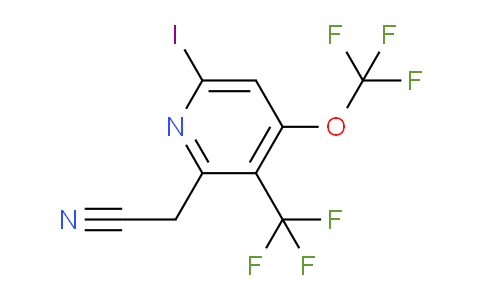 AM155169 | 1804358-81-3 | 6-Iodo-4-(trifluoromethoxy)-3-(trifluoromethyl)pyridine-2-acetonitrile