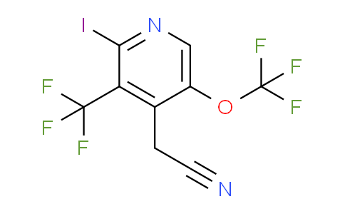 AM155170 | 1806746-90-6 | 2-Iodo-5-(trifluoromethoxy)-3-(trifluoromethyl)pyridine-4-acetonitrile