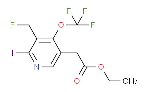AM155185 | 1804744-54-4 | Ethyl 3-(fluoromethyl)-2-iodo-4-(trifluoromethoxy)pyridine-5-acetate