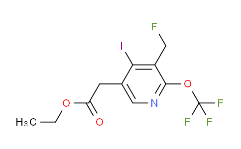 AM155190 | 1804766-55-9 | Ethyl 3-(fluoromethyl)-4-iodo-2-(trifluoromethoxy)pyridine-5-acetate