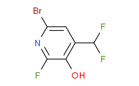 AM15520 | 1805372-13-7 | 6-Bromo-4-(difluoromethyl)-2-fluoro-3-hydroxypyridine