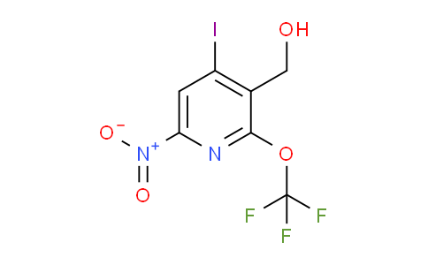 4-Iodo-6-nitro-2-(trifluoromethoxy)pyridine-3-methanol