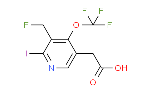 AM155207 | 1804801-53-3 | 3-(Fluoromethyl)-2-iodo-4-(trifluoromethoxy)pyridine-5-acetic acid
