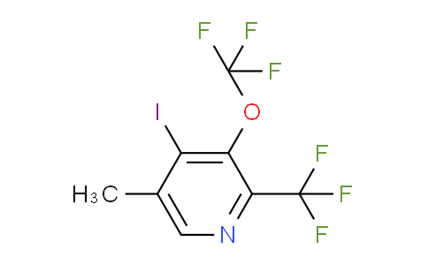 4-Iodo-5-methyl-3-(trifluoromethoxy)-2-(trifluoromethyl)pyridine