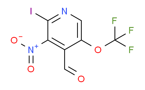 2-Iodo-3-nitro-5-(trifluoromethoxy)pyridine-4-carboxaldehyde