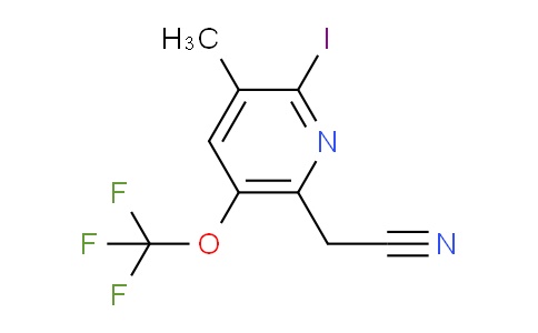 AM155216 | 1804734-12-0 | 2-Iodo-3-methyl-5-(trifluoromethoxy)pyridine-6-acetonitrile