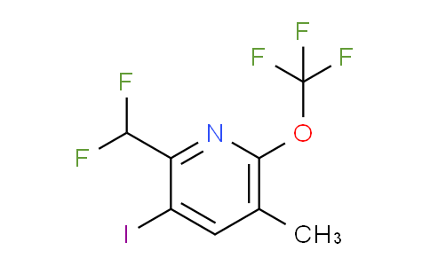 AM155248 | 1806739-70-7 | 2-(Difluoromethyl)-3-iodo-5-methyl-6-(trifluoromethoxy)pyridine