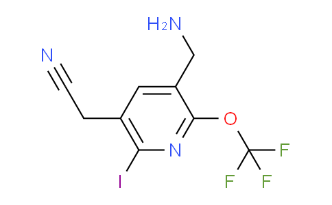 AM155257 | 1804368-55-5 | 3-(Aminomethyl)-6-iodo-2-(trifluoromethoxy)pyridine-5-acetonitrile