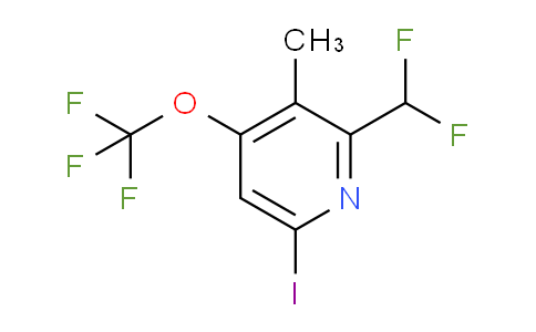 AM155264 | 1804349-29-8 | 2-(Difluoromethyl)-6-iodo-3-methyl-4-(trifluoromethoxy)pyridine