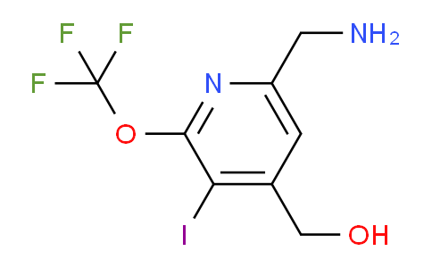 6-(Aminomethyl)-3-iodo-2-(trifluoromethoxy)pyridine-4-methanol