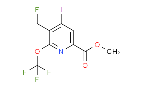 Methyl 3-(fluoromethyl)-4-iodo-2-(trifluoromethoxy)pyridine-6-carboxylate