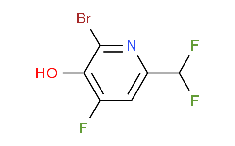 AM15529 | 1805401-54-0 | 2-Bromo-6-(difluoromethyl)-4-fluoro-3-hydroxypyridine