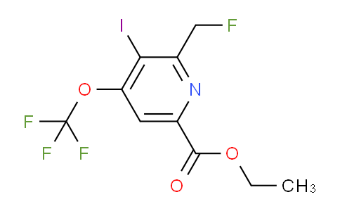 AM155299 | 1804765-40-9 | Ethyl 2-(fluoromethyl)-3-iodo-4-(trifluoromethoxy)pyridine-6-carboxylate