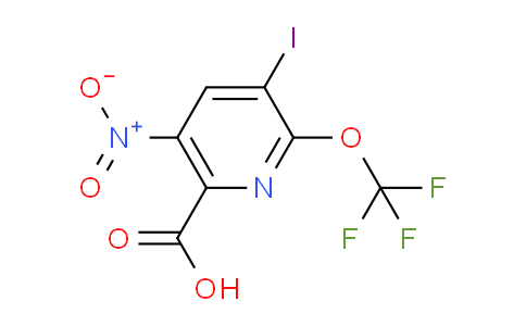 3-Iodo-5-nitro-2-(trifluoromethoxy)pyridine-6-carboxylic acid