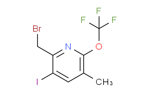 2-(Bromomethyl)-3-iodo-5-methyl-6-(trifluoromethoxy)pyridine