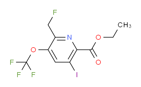AM155305 | 1806138-32-8 | Ethyl 2-(fluoromethyl)-5-iodo-3-(trifluoromethoxy)pyridine-6-carboxylate