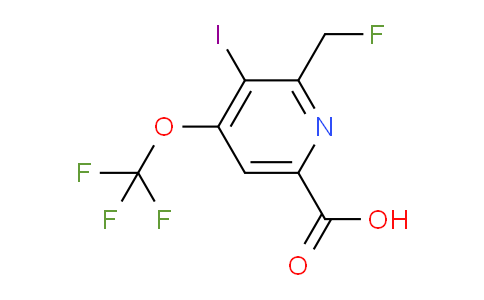 AM155318 | 1805991-99-4 | 2-(Fluoromethyl)-3-iodo-4-(trifluoromethoxy)pyridine-6-carboxylic acid