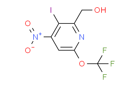 3-Iodo-4-nitro-6-(trifluoromethoxy)pyridine-2-methanol