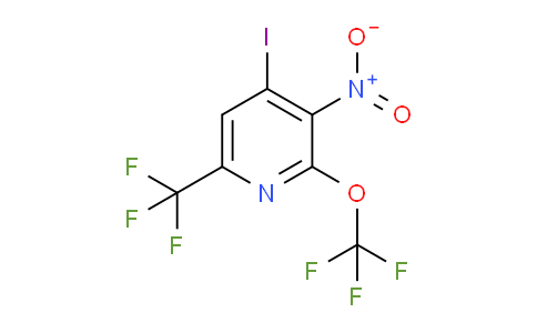 4-Iodo-3-nitro-2-(trifluoromethoxy)-6-(trifluoromethyl)pyridine