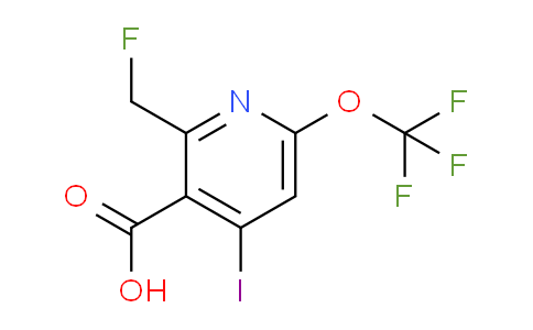 AM155325 | 1804743-01-8 | 2-(Fluoromethyl)-4-iodo-6-(trifluoromethoxy)pyridine-3-carboxylic acid