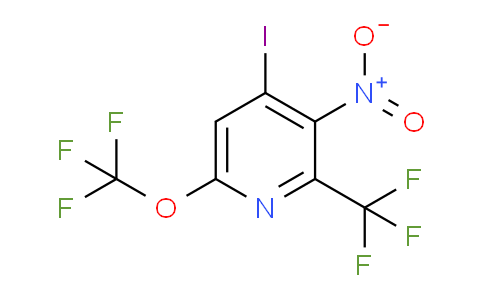 4-Iodo-3-nitro-6-(trifluoromethoxy)-2-(trifluoromethyl)pyridine