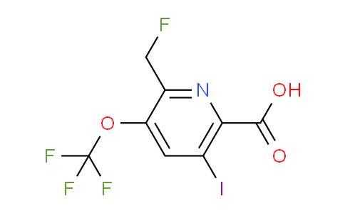 AM155328 | 1806137-71-2 | 2-(Fluoromethyl)-5-iodo-3-(trifluoromethoxy)pyridine-6-carboxylic acid