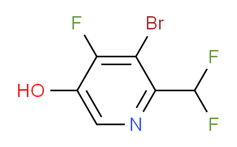 AM15533 | 1805392-66-8 | 3-Bromo-2-(difluoromethyl)-4-fluoro-5-hydroxypyridine