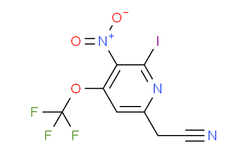 AM155333 | 1806166-55-1 | 2-Iodo-3-nitro-4-(trifluoromethoxy)pyridine-6-acetonitrile