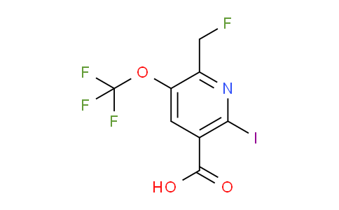 AM155337 | 1806741-76-3 | 2-(Fluoromethyl)-6-iodo-3-(trifluoromethoxy)pyridine-5-carboxylic acid