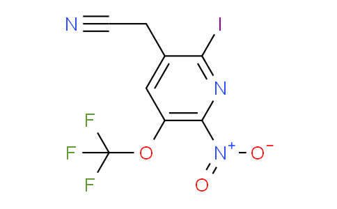 AM155345 | 1804477-47-1 | 2-Iodo-6-nitro-5-(trifluoromethoxy)pyridine-3-acetonitrile