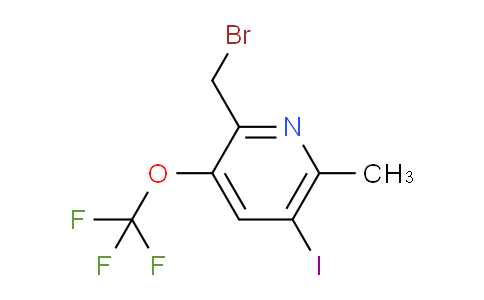 2-(Bromomethyl)-5-iodo-6-methyl-3-(trifluoromethoxy)pyridine