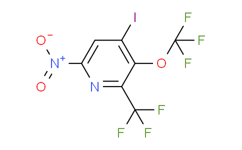 4-Iodo-6-nitro-3-(trifluoromethoxy)-2-(trifluoromethyl)pyridine