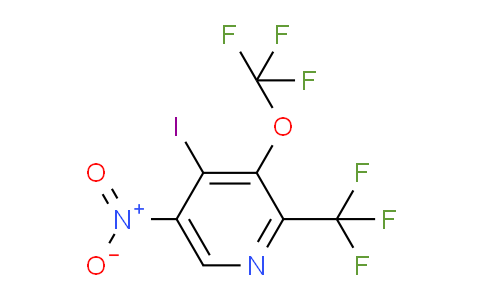 4-Iodo-5-nitro-3-(trifluoromethoxy)-2-(trifluoromethyl)pyridine