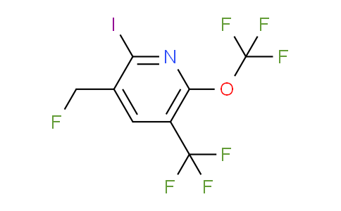 3-(Fluoromethyl)-2-iodo-6-(trifluoromethoxy)-5-(trifluoromethyl)pyridine