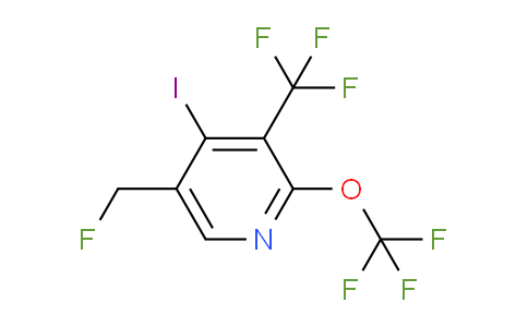 5-(Fluoromethyl)-4-iodo-2-(trifluoromethoxy)-3-(trifluoromethyl)pyridine