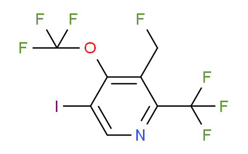 3-(Fluoromethyl)-5-iodo-4-(trifluoromethoxy)-2-(trifluoromethyl)pyridine