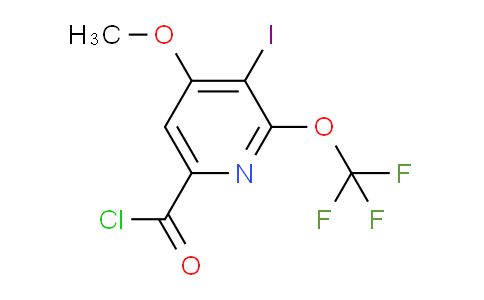 3-Iodo-4-methoxy-2-(trifluoromethoxy)pyridine-6-carbonyl chloride