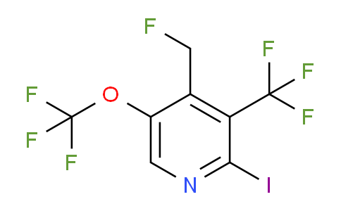 4-(Fluoromethyl)-2-iodo-5-(trifluoromethoxy)-3-(trifluoromethyl)pyridine