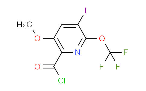 3-Iodo-5-methoxy-2-(trifluoromethoxy)pyridine-6-carbonyl chloride