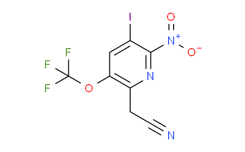 AM155417 | 1804477-63-1 | 3-Iodo-2-nitro-5-(trifluoromethoxy)pyridine-6-acetonitrile