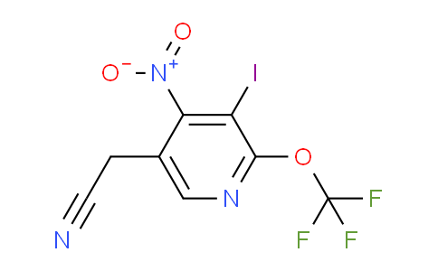 AM155419 | 1806166-97-1 | 3-Iodo-4-nitro-2-(trifluoromethoxy)pyridine-5-acetonitrile