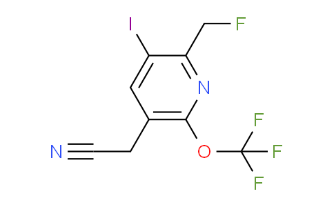 AM155425 | 1804839-18-6 | 2-(Fluoromethyl)-3-iodo-6-(trifluoromethoxy)pyridine-5-acetonitrile