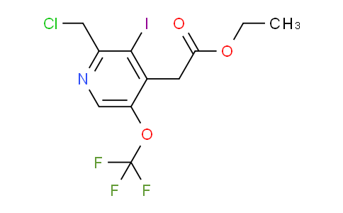 AM155451 | 1804834-49-8 | Ethyl 2-(chloromethyl)-3-iodo-5-(trifluoromethoxy)pyridine-4-acetate