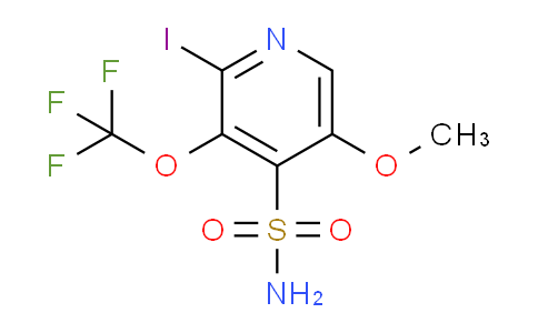 2-Iodo-5-methoxy-3-(trifluoromethoxy)pyridine-4-sulfonamide