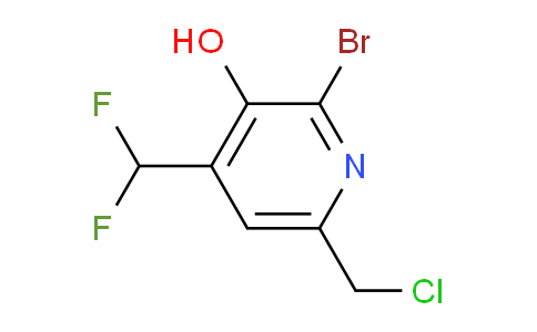 AM15546 | 1805371-70-3 | 2-Bromo-6-(chloromethyl)-4-(difluoromethyl)-3-hydroxypyridine