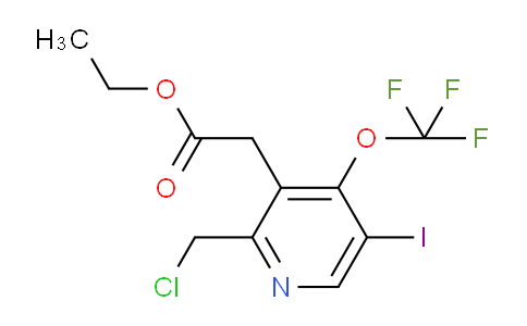 AM155460 | 1804866-52-1 | Ethyl 2-(chloromethyl)-5-iodo-4-(trifluoromethoxy)pyridine-3-acetate