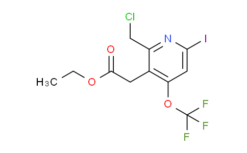 AM155465 | 1804355-37-0 | Ethyl 2-(chloromethyl)-6-iodo-4-(trifluoromethoxy)pyridine-3-acetate