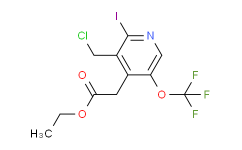AM155468 | 1805989-91-6 | Ethyl 3-(chloromethyl)-2-iodo-5-(trifluoromethoxy)pyridine-4-acetate