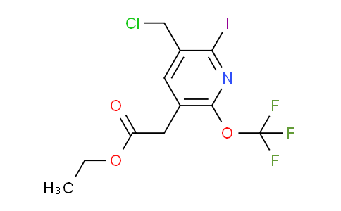 AM155471 | 1804348-68-2 | Ethyl 3-(chloromethyl)-2-iodo-6-(trifluoromethoxy)pyridine-5-acetate